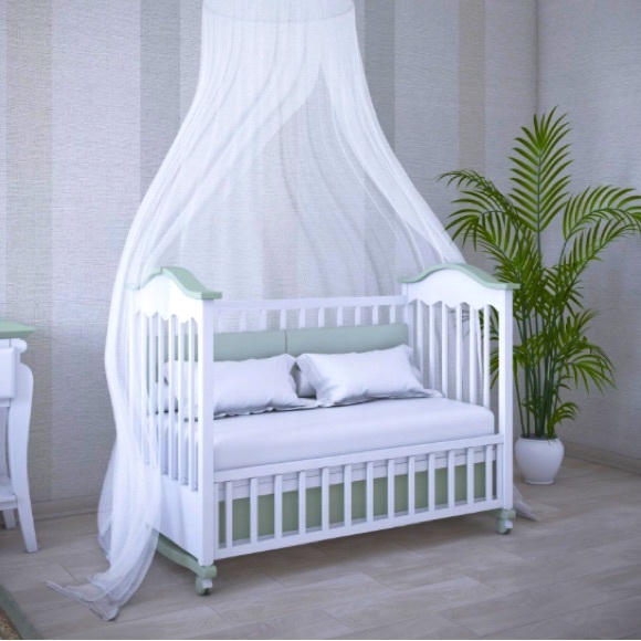 NWT Mosquito Net Twin Size Bed Canopy Funnel Style Indoor Outdoor - Picture 1 of 5